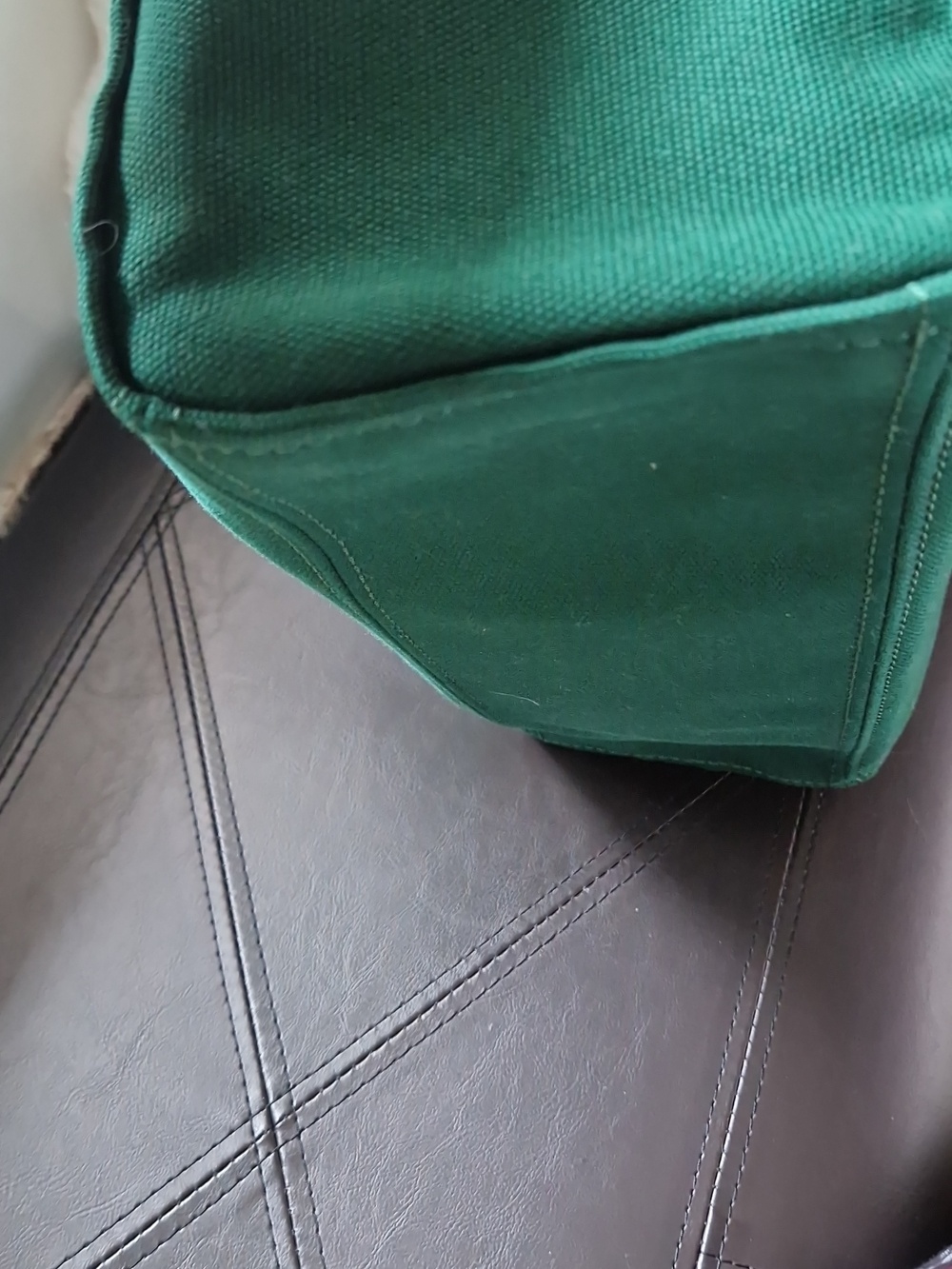kate spade Large  Green Canvas Tote Bag - Picture 6 of 12